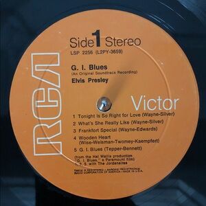 Elvis Presley ‘G.I. Blues’ Vinyl Record